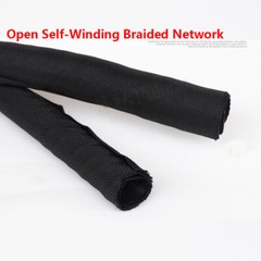 Φ5-60MM Open-Ended Split Braided Expandable Sleeving Loom Wrap Wire Cable Sheath