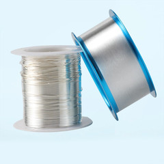 High Purity Ag 99.99% Silver Wire Electrochemical Conductive Wire Dia. 0.025-2mm