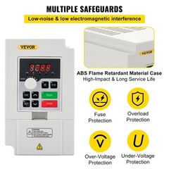 2.2/3/4/7.5KW Frequency Inverter 110V/220V1/3P Input 3P Output VariableFrequency