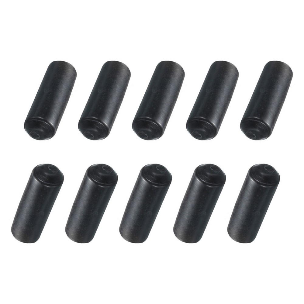 Pack of 50 Heat Shrink End Cap 8mm Dia 2:1 Waterproof Tubing Caps for Wire Cable