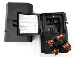 Lot of 2 Midwest P035F Fused AC Pull Out 30 Amp Plastic Enclosure N3R Outdoor