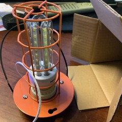 Garvin TLCO Temp Light For Round/Octagon Boxes W/9 Watt LED Theft Resistant
