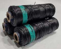 EY Technologies Lacing Braiding Cord, Black Nylon Wax, SET OF 3!