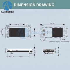 HelTec AutoMation Node T114 LoRa Development Board nRF52840 SX1262 Module Type-C