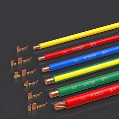 PVC Electrical Wire Cable 1mm² 1.5mm² – 10mm² BV Single Core Copper Hard Wire