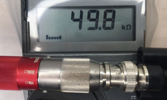 ThorLabs VT1 Variable Terminator Feedthrough 50Ω 100Ω 500Ω 1k 5k 10k 50k Tested