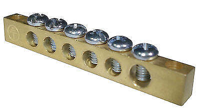 SUNS International G-9606 6 Terminal Grounding Bus Bar
