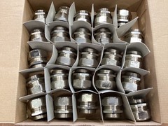 Agro 1000.32 Nickel Plated Brass M32 x 1.5 Cable Gland (Pack of 25)