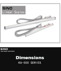 Small Linear Calibration SINO KA500 Slim Encoder For Lathe Is Suitable