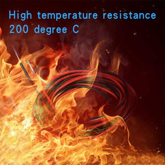 26 Gauge Silicone Wire 10 Ft Red and 10 Ft Black Flexible 26 AWG Stranded Tinned