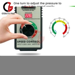 110V/220V Electric Motor Rheostat Variable Speed Controller For Router Fan 4000W