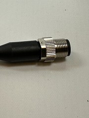 Festo NEBU-LE5-K-2-N-M12G5 Connection Cable Gray Straight 5-Pin M12 2m Long -NEW