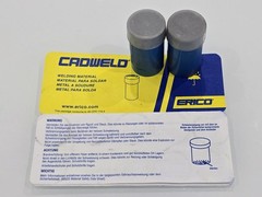 QTY 2 NEW CADWELD 163030 65 F20 WELDING MATERIAL