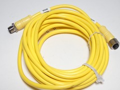 Mencom MDC-5MFP-5M M12 Cable Cordset 5P 5M 300V 4A – NEW Surplus!