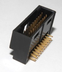 Lot of 8 – Premium BERG Right Angle 90° PCB Connector 20 Pin Shrouded Header