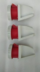 ASLO ELECTRIC ASTI242 32A 400V AC 50-60Hz 3P+T IP67 6H FEMALE PLUG LOT OF 3
