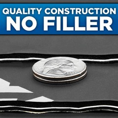 SDBBP40UL 36 Square Feet Black Ultra Light Sound Deadening Kit – Nine Pieces