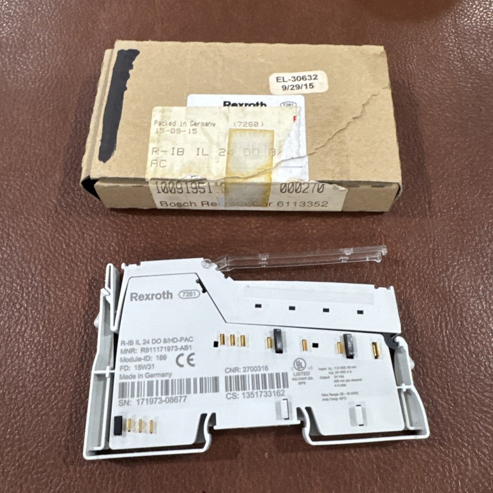 Rexroth R-IB IL 24DO 8/HD-PAC Funktionsklemme R911171973-AC1 Klemme Interface