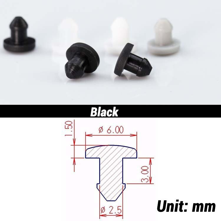 Silicone Rubber Plug Bungs Cable Wiring Protect Bushes Black 2.5mm~51mm