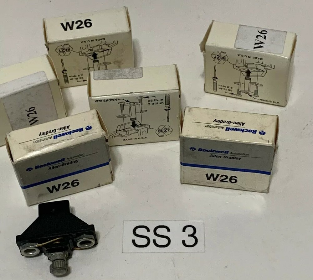 NEW ALLEN BRADLEY W26 OVERLOAD HEATER (LOT OF 6) FAST SHIPPING!