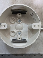 Allied Moulded 9364-16K Electrical Round Box Fiberglass Bar Hanger Light Fixture