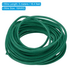 16.4Ft 18AWG Wire -30 to 200 Degree Insulated High Temperature Resistant Green