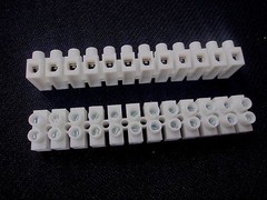 4PC WIRE TERMINAL STRIP BLOCK #18-12 AWG 12L 30A