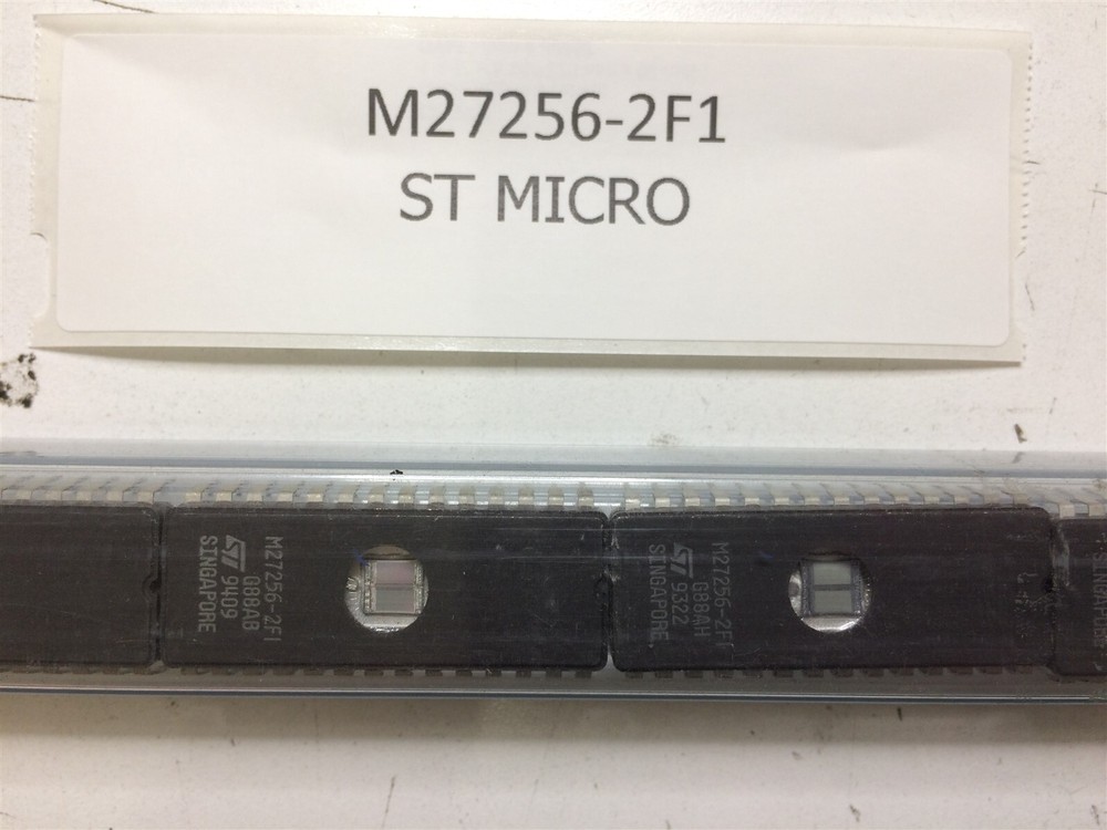 M27256-2F1 STMICRO IC EPROM UV 256K-bit 32K x 8 200ns 28-Pin CDIP 1 UNIT