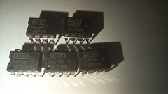 Burr Brown INA129P Instrumentation Amp IC/Lot of 5/NOS/8-pin DIP package