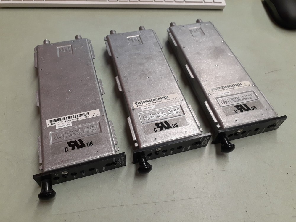 (3) Blonder Tongue MICM-D Channel 24 Audio Video Fixed Channel Modulator 7797D