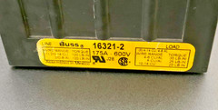 Cooper Bussmann 16321-2 2 Pole Tap Distribution Block 600 V 175 Amp 163212 Buss