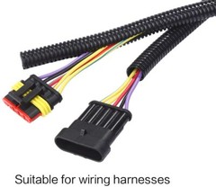 Split Sleeve Wire Loom Tubing Cable Management Sleeve Wrap Cable Manage Cord Lot