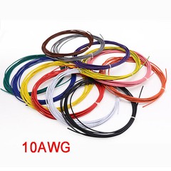 10AWG PVC Electronic Cable Tinned Copper Stranded Wiring 600V High TEMP 105℃