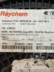 TE Connectivity Raychem Cable 15300 FT 55PC0216-22-9CS2674 22AWG Dual Wall Wire