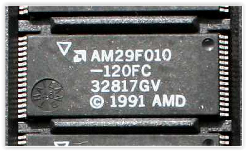 1MBit FLASH AMD # AM29F010-120FC in TSOP Package – Lot of 100