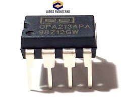 2PCS Burr Brown OPA2134PA OPA2134 – Dual HiFi Audio OpAmp – New and Authentic