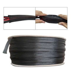 Wire Cable Protector Insulated Braid Sleeve Gland Expandable Spiral Wrapping