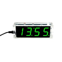 DIY Electronic LED Clock Kit Digital Alarm Time Display Microcontroller Project
