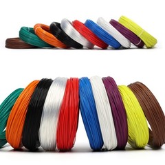 PTFE Cable Silver Plated Copper Stranded Wire Electrical Wire Audio 7/9/11~30AWG