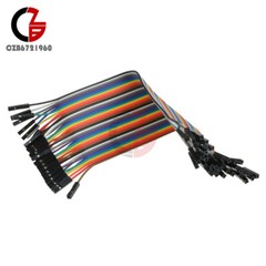 5X40P 200Pcs color dupont cable 2.54mm 1p-1p 20cm Female to Female For Arduino