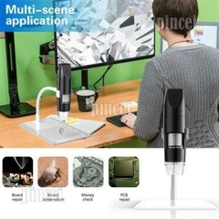 Maxgeek 200MP Digital Microscope Wireless WiFi 1000X USB Magnifier f/iOS Andriod