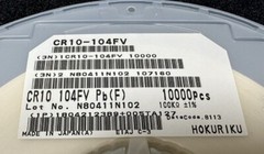10K/REEL CR10-104FV Hokuriku SMD 0402 100K Ohm 1% 0.1W