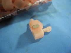 (100) LOT of AMP – TE CONNECTIVITY – Crimp Terminal, Tab, 6.3mm x 0.8mm, Red