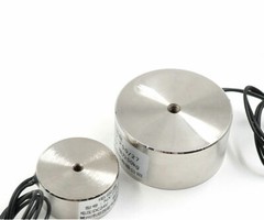 DC 12V/24V Electric Lifting Magnet Solenoid Electromagnet Holding 5.5LB – 330LB
