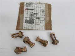 Burndy KS203 , Split Bolt Connector , Run/Tap , #8 AWG Str-#4 AWG Sol (PK 5)