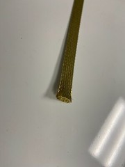 10 FEET 3/8 INCH BRAIDED GROUND STRAP GROUNDING BRASS Flat Braid MADE IN USA