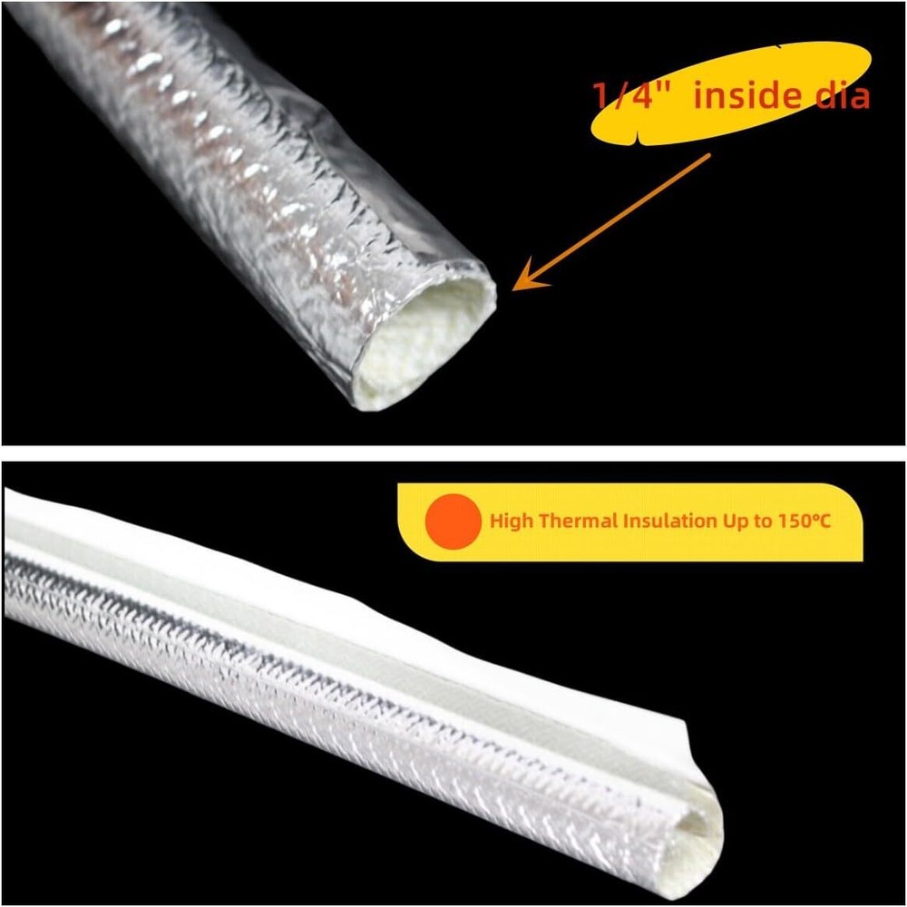 Self Closed Wire Heat Shield Automotive Heat Shield Sleeve Fuel Line Heat Shield