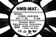 NMB 3106KL-05W-B59 B00 24V Locked Rotor Sensor Fan (80x80x15MM)