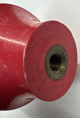 B-Line Stand-Off Isolator 3/8″-16 Threaded Red Glastic Buss Bar 3″X2.5″Insulator