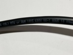Lapp Kabel 4160801 #8awg HAR H07V-K MTW Tinned Copper Hook Up/Lead Wire Black